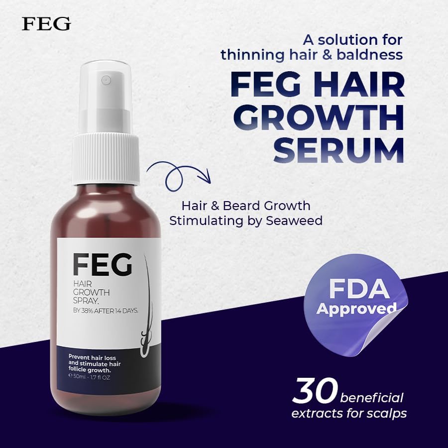 FEG Plus Hair Growth Spray (Buy 1 Get 1 Free)