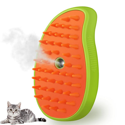 3-in-1 Electric Steam Pet Brush