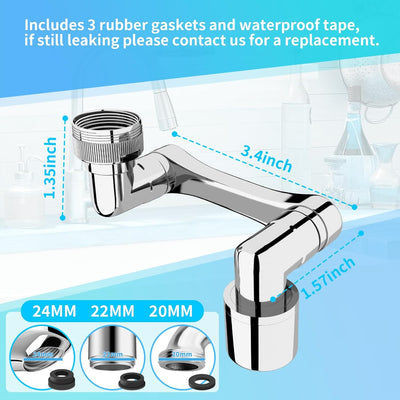 FlexGrips™ 1080° Rotatable Splash Faucet