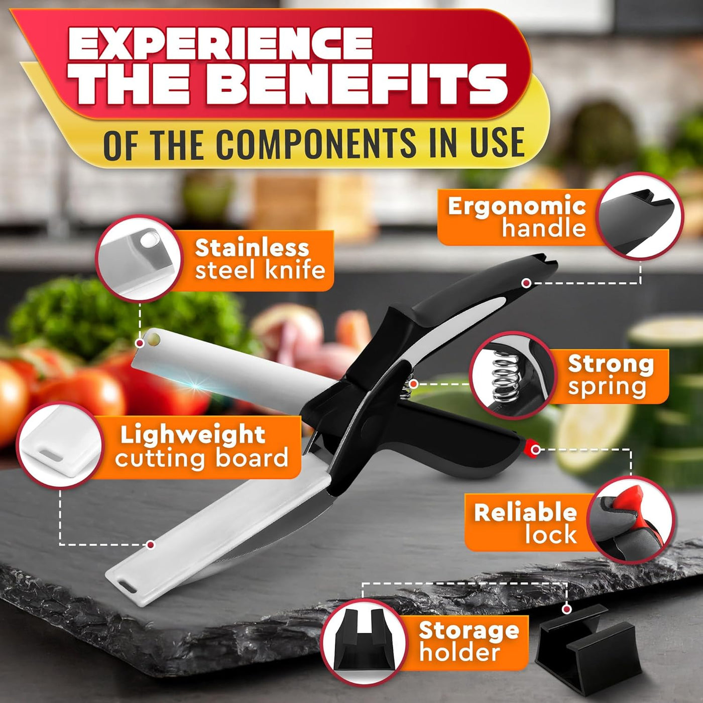 2 in 1 Kitchen Knife