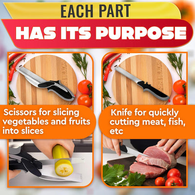 2 in 1 Kitchen Knife