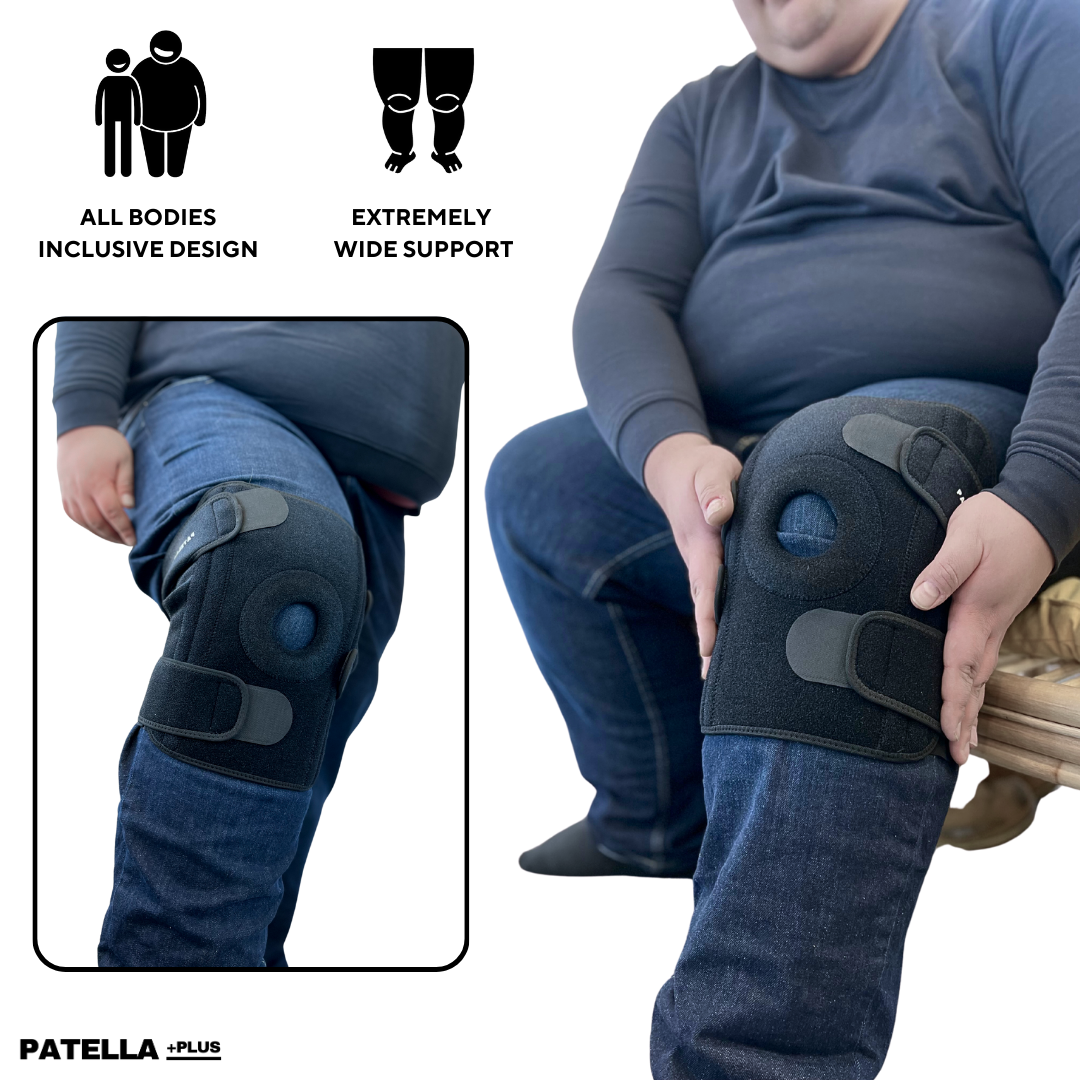 FlexGrips - Adjustable Plus-size Knee Brace