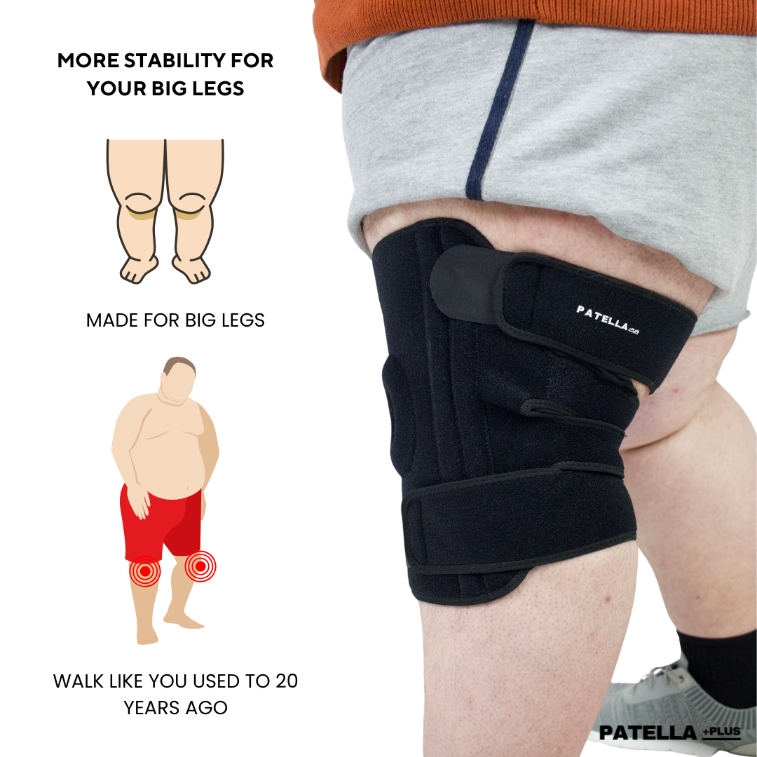 FlexGrips - Adjustable Plus-size Knee Brace