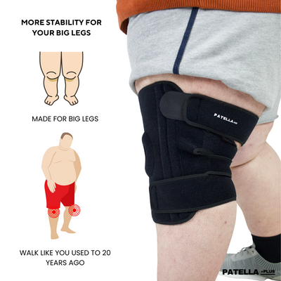 FlexGrips - Adjustable Plus-size Knee Brace